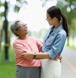 senior-woman-and-younger-adult-woman